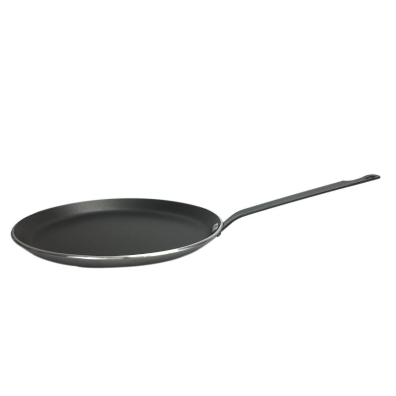 Poêle à Crêpes De Buyer CHOC - Antiadhésive Aluminium 26 Cm - Fabriqué En France - Pour Tous Feux (sauf Induction)