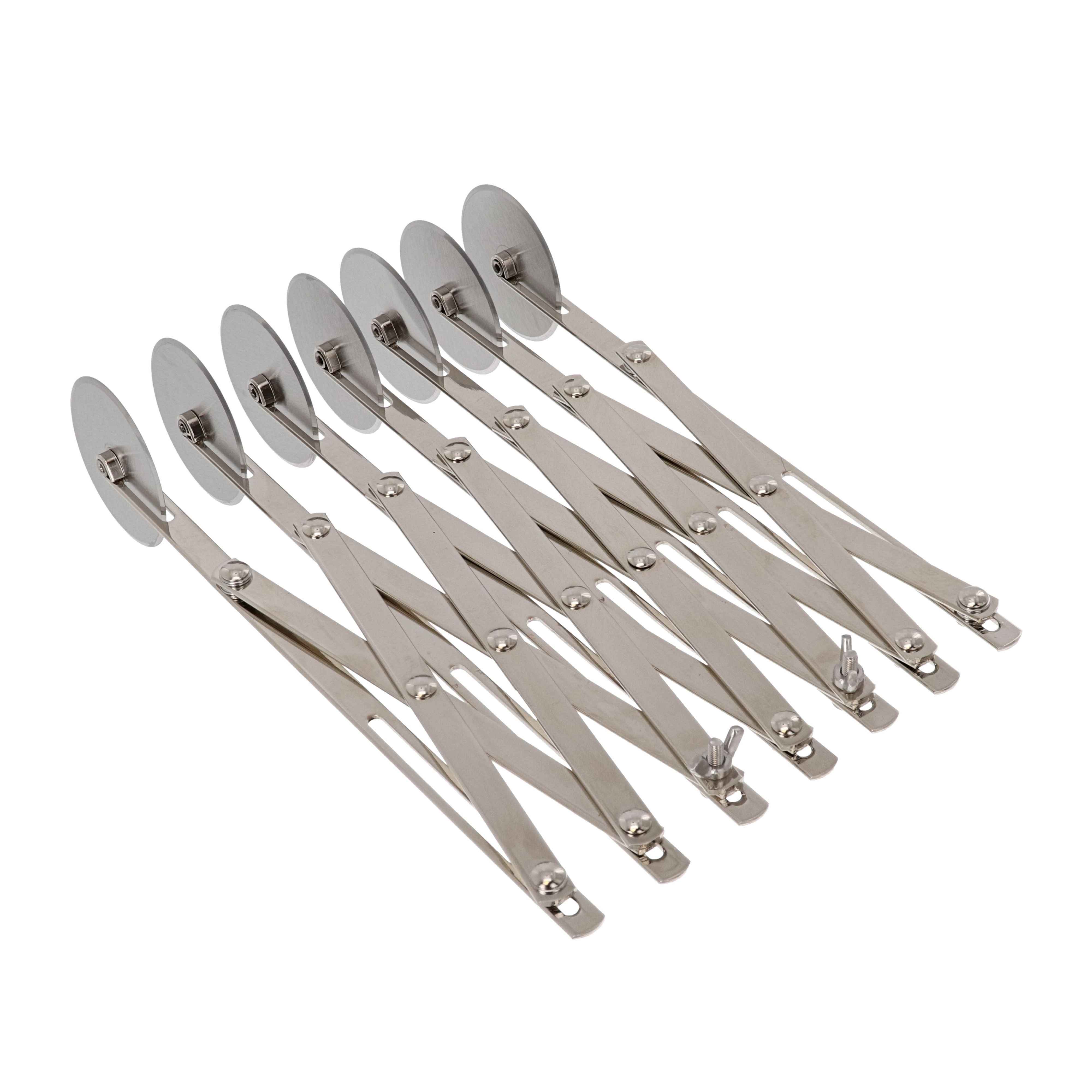 Diviseur à Pâtes Manuel Vélo - Inox 5 Roulettes - Accessoire Pâtisserie Pro
