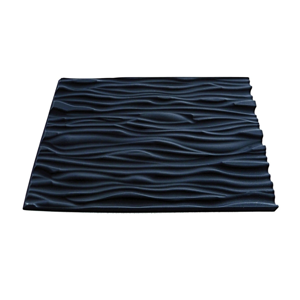 Tapis décor bûche faux bois