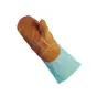 Paire de moufles thermiques en cuir