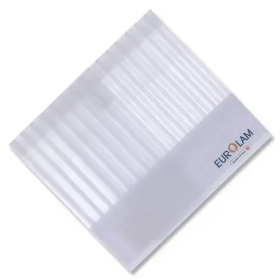 Toque Viscose Blanche droite 25 cm - Eurolam Visuel