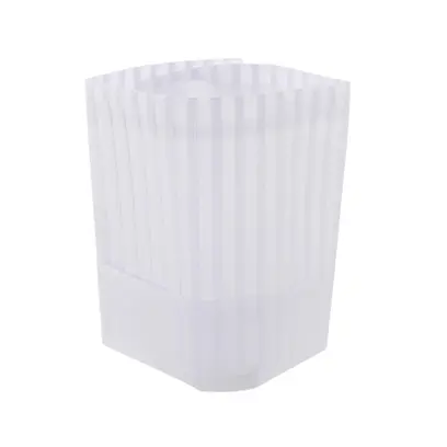 Toque Viscose Blanche droite 25 cm Visuel