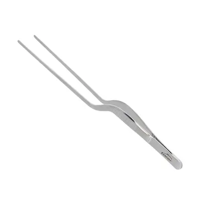 Pince à dresser coudée inox 21cm Pince à dresser coudée inox 21cm Visuel