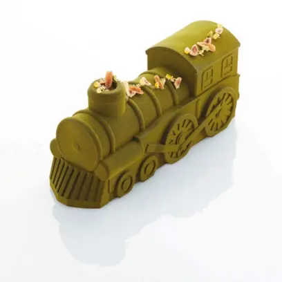 Moule à bûche silicone Train – Mallard Ferrière Visuel