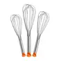 Set de trois fouets inox 25, 30 et 35 cm
