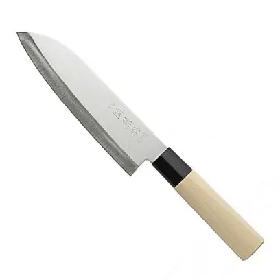 Santoku Sekiryu 16.5 Cm manche bois Visuel