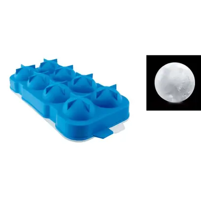 Moule à Glaçons Sphères Silicone 8 Boules 45 mm Visuel