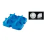 Moule à Glaçons Diamant Silicone 4 Gros Glaçons
