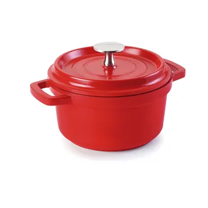  Mini Cocotte Rouge avec couvercle Visuel