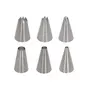 Lot de six douilles inox
