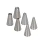 Lot de six douilles inox