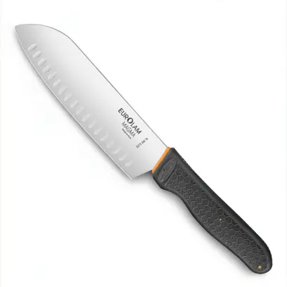 Couteau santoku alvéolé magma Visuel