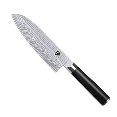 Couteau Santoku Alvéolé 18 cm - Shun Classic Visuel