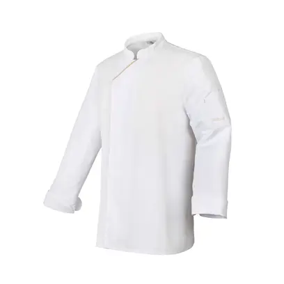 Veste cuisine manches longues blanches Harti Visuel