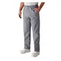 Pantalon cuisine pied de poule mixte