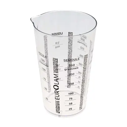 Verre doseur en plastique 25 cl Visuel