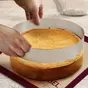 cercle à tarte en inox perforé Louis Tellier