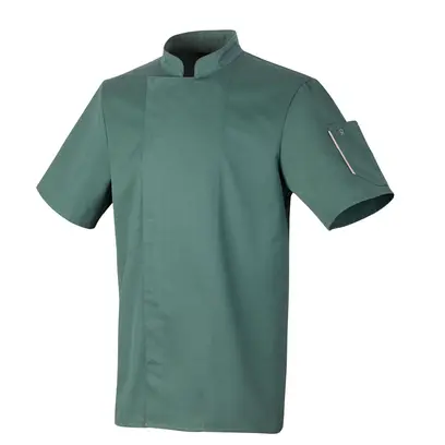 Veste de cuisine professionnelle vert sauge Visuel