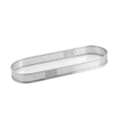 Cercle à tarte oblong inox Visuel