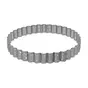  Cercle à Tarte Cannelé Inox Perforé - Ø 20 à 30 cm