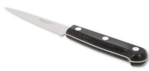 Couteau d'office 10 Cm stamina noir microdente principal