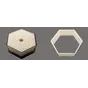 Boîte de 9 découpoirs UNIS plastiques hexagonaux