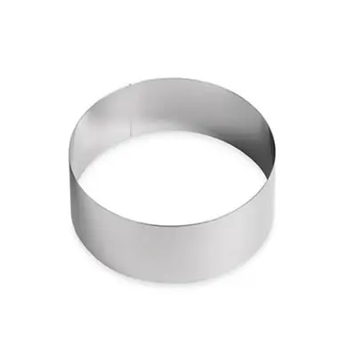 Cercle à vacherin inox diamètre 75 Visuel