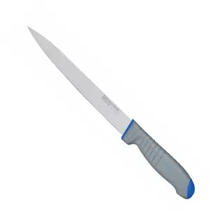 Couteaux de boucher à dénerver  FISCHER BARGOIN lame sandvik 20 CM manche bi-matière ergonomique Visuel