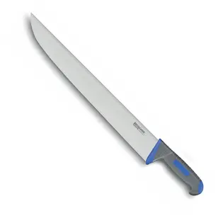 Couteaux boucher sacrificateur FISCHER BARGOIN lame sandvik 25 CM manche bi-matière ergonomique Visuel