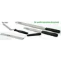 Set spatules inox manche abs surmoulé