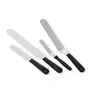 Set spatules inox manche abs surmoulé