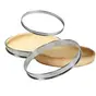  Cercle à tarte inox bord roulé H2 cm - Tellier Gobel