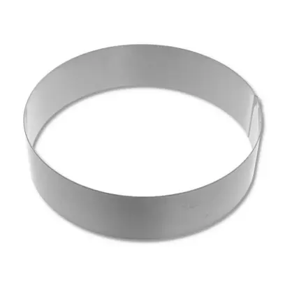 Cercle à mousse inox diamètre 80 Visuel