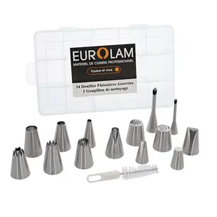  Coffret 34 douilles inox + goupillon - Eurolam Visuel