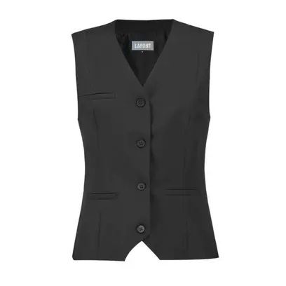 Gilet americano femme noir Visuel