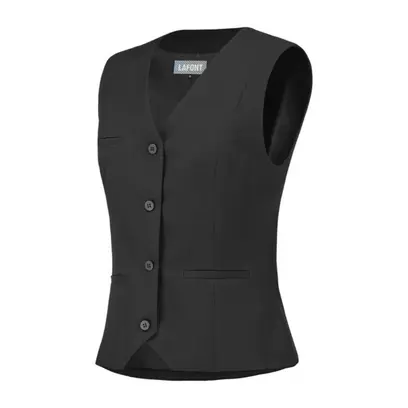Gilet americano femme noir Visuel