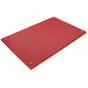 Planche à découper rouge professionnelle - 600 x 400 mm