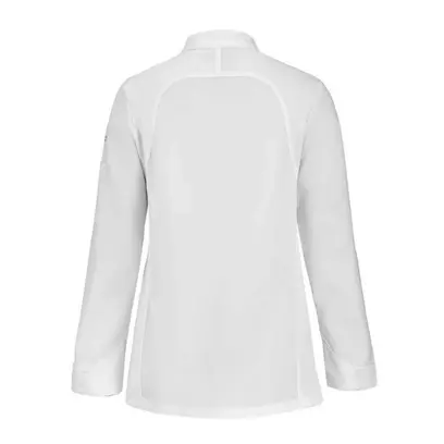 Veste de cuisine manches longues blanche femme  Visuel
