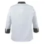  Veste de cuisine manches longues blanche et noire homme - ABAX 
