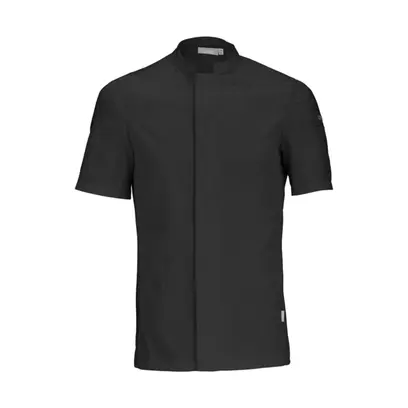  Veste noire manches courtes homme-BASIL Visuel