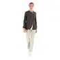  Veste chocolat manches longues femme-SAFFRON 