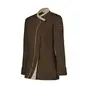  Veste chocolat manches longues femme-SAFFRON 