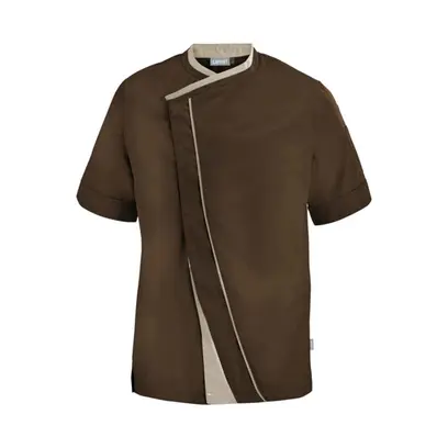 Veste chocolat manches courtes homme-PARSLEY Visuel