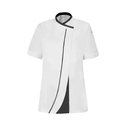 Veste blanche manches courtes femme-GINSENG Visuel