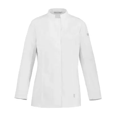 Veste de cuisine manches longues blanche femme  Visuel
