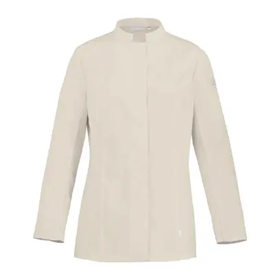  Veste de cuisine manches longues beige femme – Pepper  Visuel
