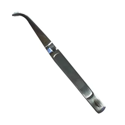 Pince à dresser 14 Cm inox embout coude Visuel