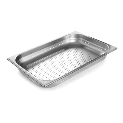 Bac Inox Perforé gn 2/1 530 x 650 mm Visuel